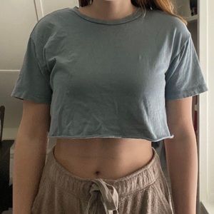 Garage Cropped Short Sleeve Top